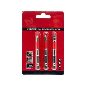 6617 Kademeli Allen Bits Uç Seti 3 Parça