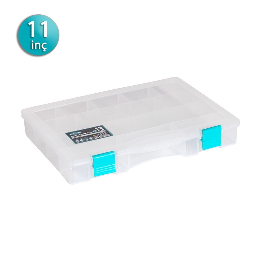Eurostar KK1311 Power Şeffaf Organizer Kutu 11''