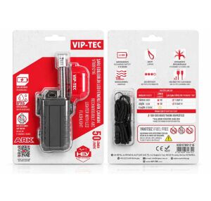 Viptec VT891216 Şarjlı Led Fenerli Ark Çakmak 50 lümen