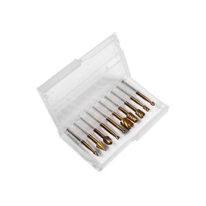 5323 Hobi Gravür Makinası Ahşap Oyma Freze Ucu Seti 10 Parça