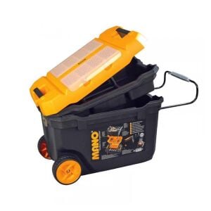 Mano TK28 Metal Kilitli Teleskopik Saplı Tekerlekli Takım Çantası 53 Lt