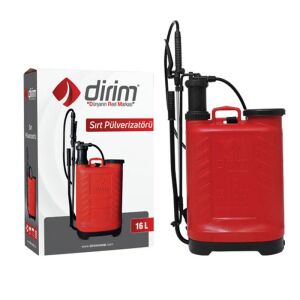 Dirim PO016 Sırt Tipi Pulverizatör Basınçlı Sprey Pompa 16 Litre