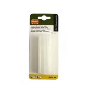 Proxxon 28194 Çubuk Mum Silikon Şeffaf 12 Ad HKP220 için