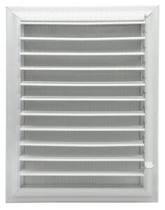 Hareketli Alüminyum Menfez Panjurlu Havalandırma 31x31 Beyaz