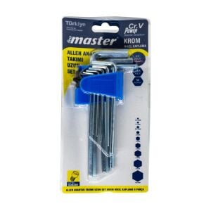 Master 530286 Uzun Hex Allen Anahtar Takımı 9 Parça