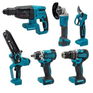 CatPower 1560 Kömürsüz Üç Akülü 6'lı Set 20V 4Ah (Aksesuarlı)