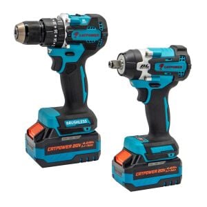 CatPower 1560 Kömürsüz Üç Akülü 6'lı Set 20V 4Ah (Aksesuarlı)