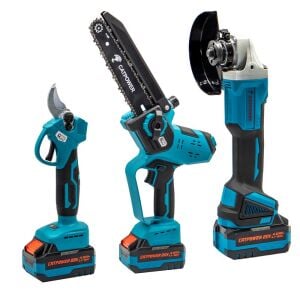 CatPower 1560 Kömürsüz Üç Akülü 6'lı Set 20V 4Ah (Aksesuarlı)