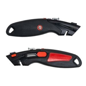 İzeltaş Pro Güvenlikli Oto.Kilitli 2 Yedekli Trapez Maket Bıçağı