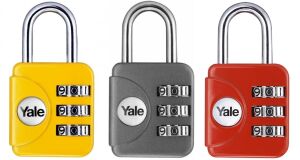 YALE YP1/28 Şifreli Mini Asma Kilit 28 mm KIRMIZI
