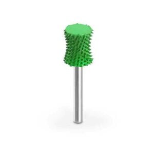 Saburrtooth 18CC38SE-40 İç Bükey Düz Sonlu Törpü 9.52 mm Kalın Diş Sap:3.2 mm