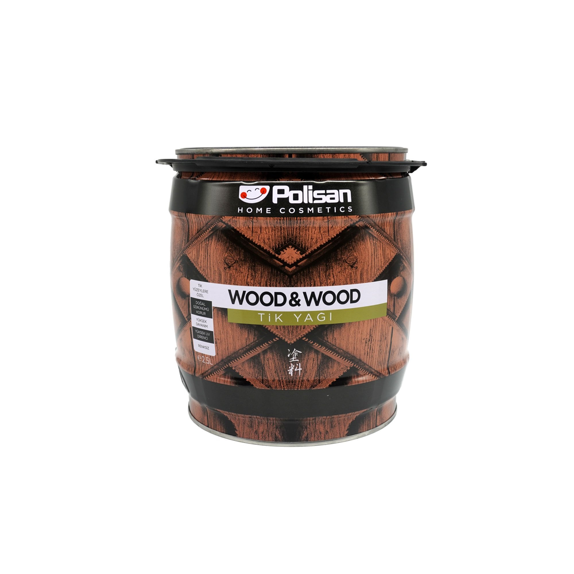 Polisan Wood&Wood Tik Yağı 2.5 Lt (renksiz)