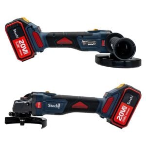 Stechend SX44-2X4.0 Çift Akülü Kömürsüz Avuç Taşlama 125mm 20V 4.0Ah