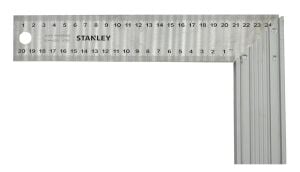 STANLEY 1-45-685 Marangoz Çelik Gönye 250x140 mm