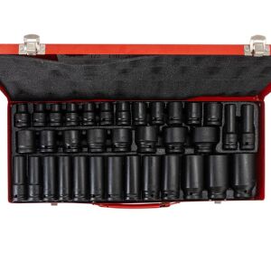 6275 1/2'' Havalı Altı Köşe Lokma Takımı 35 Parça