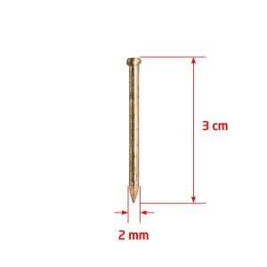 Çelik Beton Çivisi SARI 2x30 mm (100 lü Paket)