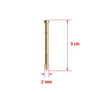 Çelik Beton Çivisi SARI 2x30 mm (100 lü Paket)