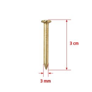 Çelik Beton Çivisi SARI 3x30 mm (100 lü Paket)