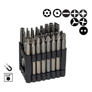6524 Vidalama Bits Uç Seti 75 mm 32 Parça