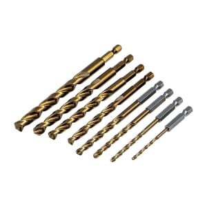 6523 Bits Saplı Pro Matkap Ucu Seti 3-10 mm (5% Kobaltlı) 8 Parça