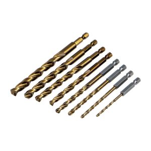 6523 Bits Saplı Pro Matkap Ucu Seti 3-10 mm (5% Kobaltlı) 8 Parça