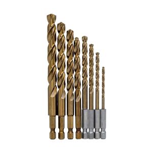 6523 Bits Saplı Pro Matkap Ucu Seti 3-10 mm (5% Kobaltlı) 8 Parça
