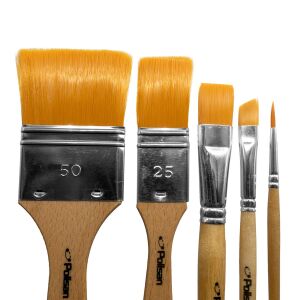 Polisan X1ART Pro Hobi İpek Fırça Seti - 5 Parça