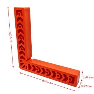 6283 ABS Plastik Gönye 20x20 cm