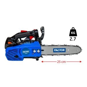 Factor FC2512 Benzinli Ağaç Kesim Motoru 25cm 1.2hp