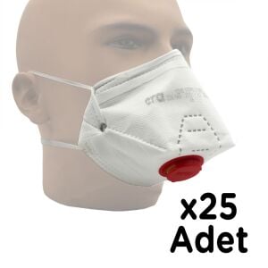 Era Toz Maskesi 1310 Ventilli Katlanır FFP3 V NR 25 li Paket