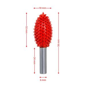 Rox Wood 0287 Karbür Alev Tip Ahşap Şekillendirme Törpü