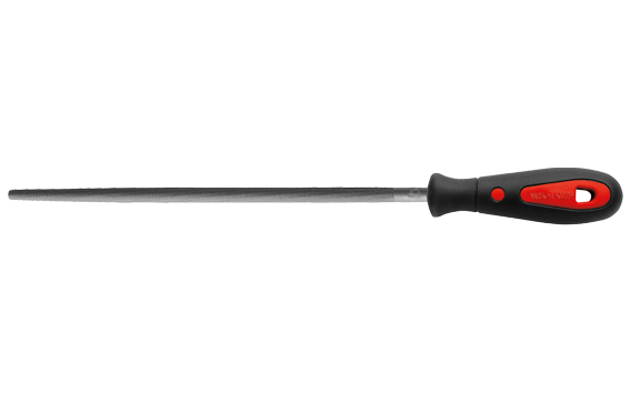 CETA FORM J57-106H Yuvarlak Kalın Eğe 6'' (Ergonomik Saplı)