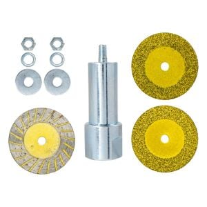 6539 Taş Motoruna Takılabilir Mini Disk Aparatı (Cam Fayans Seramik Kesici Diskli)