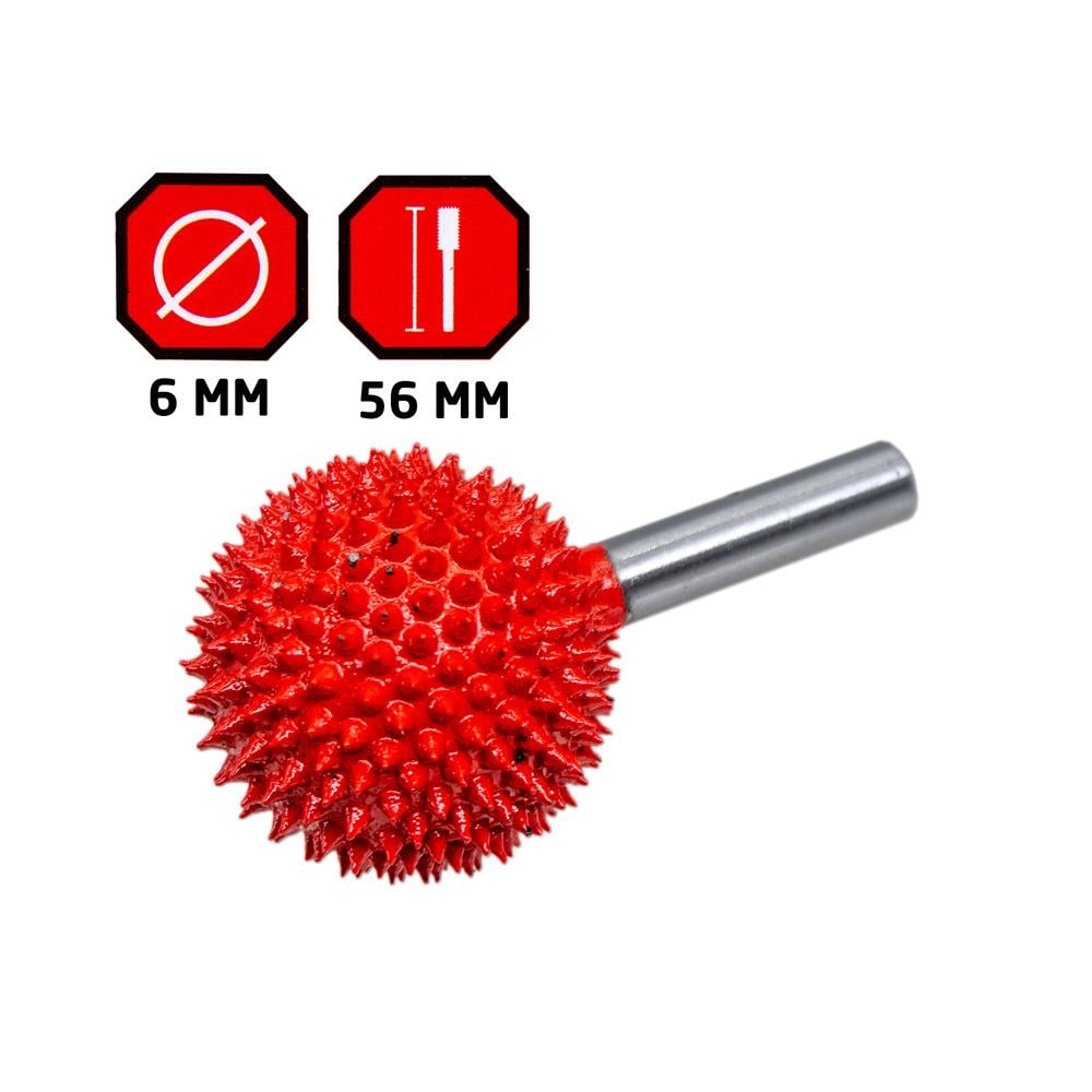 Rox Wood 0285 Karbür Yuvarlak Tip Ahşap Şekillendirme Törpü