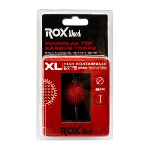 Rox Wood 0285 Karbür Yuvarlak Tip Ahşap Şekillendirme Törpü