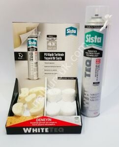 Sista Yeni Nesil WhiteTeq Beyaz Poliüretan Köpük 750 ml