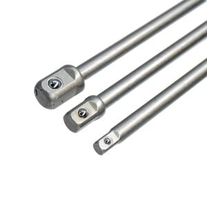 6534 Uzun Bits Saplı Lokma Adaptör Seti 150 mm (1/4'' - 3/8'' - 1/2'')
