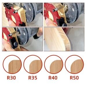 Rox Wood 0282 Alüminyum 4 Açılı Köşe Yönlendirici Freze Şablonu