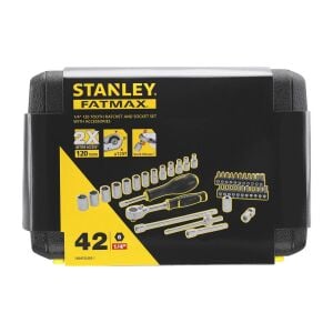 Stanley Fatmax 6 Köşe 1/4'' Lokma/Bits Uçlu Anahtar Takımı 42 Parça
