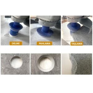 6541 Granit Mermer Seramik Delme Taşlama Pah Pançı 45/65 mm