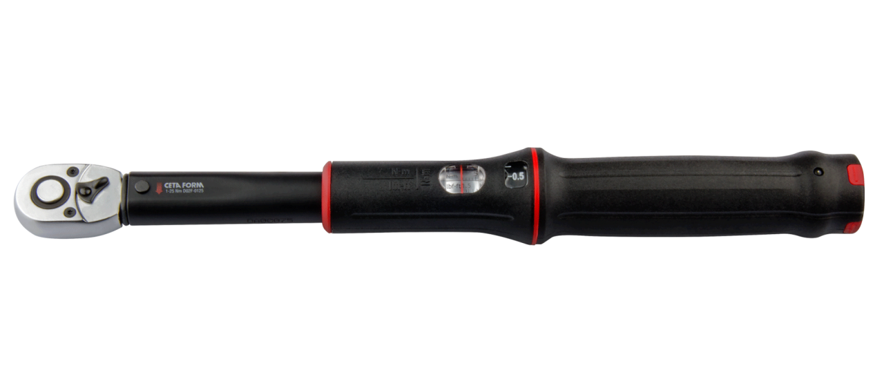CETA FORM D02F-0125 Exacto Tork Anahtarı (Pencere Göstergeli) 1/4'' 5 - 25 Nm