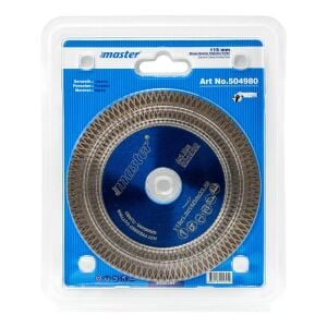 Master 504980 Turbo 115 mm İnce Çapaksız Mermer Granit Fayans Kesme Taşlama