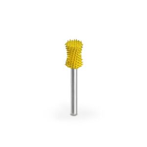 Saburrtooth 18CC14-40 İç Bükey Tam Kaplı Törpü 6.35 mm İnce Diş Sap:3.2 mm