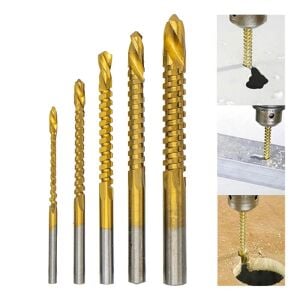 Master 530856 HSS Titanyum Kaplı Çok Amaçlı Freze Matkap Ucu Seti 5 Parça