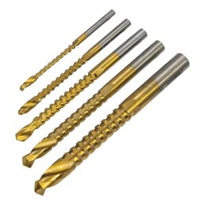 Master 530856 HSS Titanyum Kaplı Çok Amaçlı Freze Matkap Ucu Seti 5 Parça