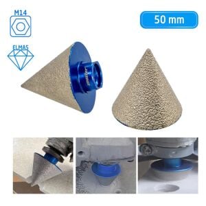 Master 530921 M14 Elmas Konik Panç Granit Mermer Delme Taşlama 50 mm
