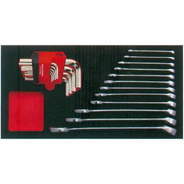 CETA FORM B01-E21 Kombine Anahtar Ve Allen Seti 21 Parça