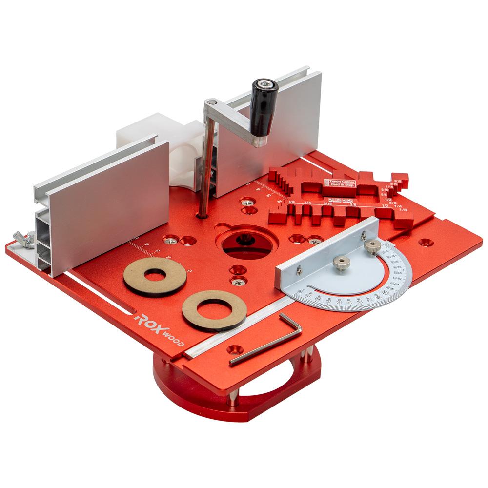 Rox Wood 0356 Alüminyum Ayarlı Freze Tezgah Seti