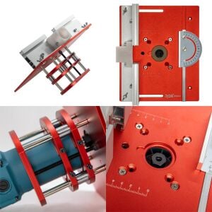 Rox Wood 0356 Alüminyum Ayarlı Freze Tezgah Seti