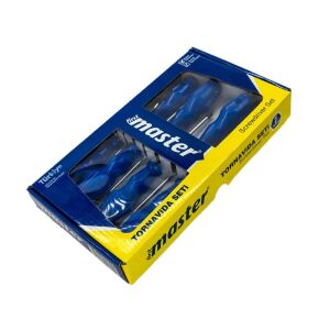 Master 505740 Düz/Yıldız Manyetik Uçlu Tornavida Takımı 7 Parça
